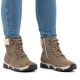 5. Gefütterte Damen-Lederboots im Trekking-Stil, braun, Rieker 45925-25