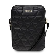 Guess Gesteppte 10" Tablet-Tasche - Schwarz