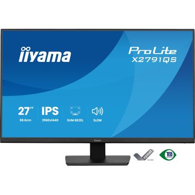 2. iiyama ProLite X2791QS-B1 Computermonitor 68,6 cm (27") 2560 x 1440 px Quad HD LED Schwarz