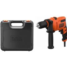 Black & Decker BEH200K-QS Bohrmaschine, 2900 U/min, Zentralverriegelung, 1,67 kg, Schwarz, Orange