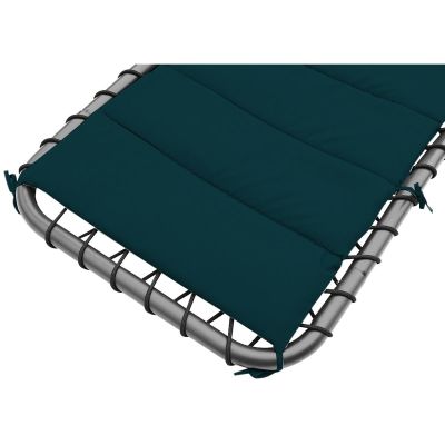 8. Schaukelstuhl mit Sonnenschirm, Lissabon, Türkis