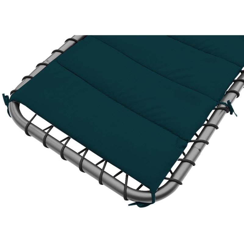 8. Schaukelstuhl mit Sonnenschirm, Lissabon, Türkis