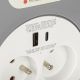 2. MONTIS VERLÄNGERUNGSKABEL FÜR HAUSHALT MIT ZWEI USB-A- UND USB-C-STECKDOSEN, 10 M, GRAU, MT188