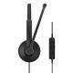 5. EPOS IMPACT 100 MS Stereo-Kopfhörer mit Kabel, On-Ear, USB-C + USB-A