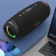 5. Dudao Y21Pro Kabelloser Lautsprecher mit RGB-Hintergrundbeleuchtung, Bluetooth 5.3 – Schwarz