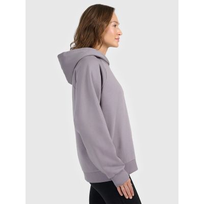 5. Damen-Sweatshirt mit Kapuze, offen, 4F 4FRAW25TSWSF2775-25S