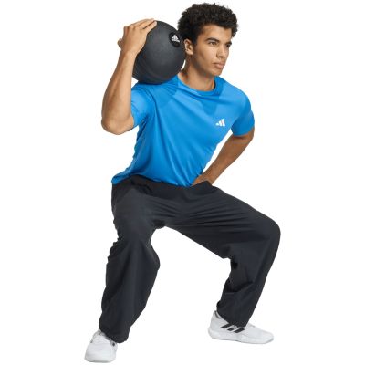 6. adidas Workout Essentials Base T-Shirt für Herren, blau, KD5471