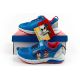 10. Leomil Kinder-Sportschuhe Super Mario Sneaker mit Klettverschluss und blauer LED-Beleuchtung