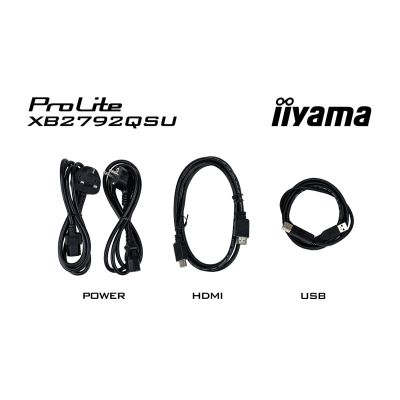 20. iiyama ProLite XB2792QSU-B1 Computermonitor 68,6 cm (27") 2560 x 1440 px Quad HD LED Schwarz