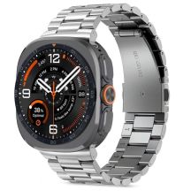 Tech-Protect Edelstahlarmband für Samsung Galaxy Watch Ultra 47 mm – Silber