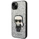 2. Karl Lagerfeld KLHCP14MGFKPG iPhone 14 Plus 6.7" Hardcase silber / silber Glitter Flakes Ikonik