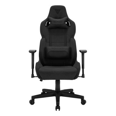2. SENSE7 Sentinel Gaming-Stuhl, gepolsterter Sitz, Schwarz