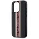 5. Karl Lagerfeld Saffiano Athleisure Stripes Cord iPhone 15 Pro Max Hülle - Rot
