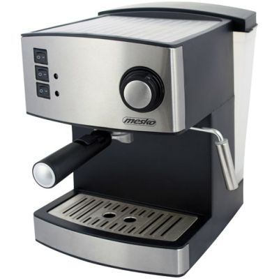 2. Adler MS 4403 Espressomaschine (850W; silber)