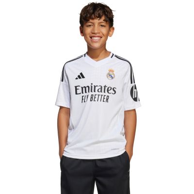 adidas Real Madrid Heimtrikot 24/25 für Kinder, Weiß, JX2139