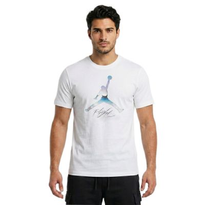 4. Air Jordan Graphic Crew Flight T-Shirt für Herren, weiß - DV8414-100