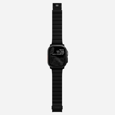 11. NOMAD Titanarmband – Titanarmband für Apple Watch 46 mm/49 mm (schwarze Hardware) V2
