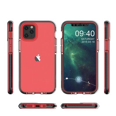 2. Spring Case Silikon Gel Handyhülle Schutzhülle für iPhone 13 Pro hellblau
