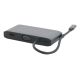 2. Mobilis 020027 Kabelgebundene Dockingstation USB 3.2 Gen 1 (3.1 Gen 1) Typ-C Grau