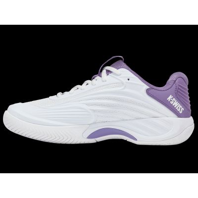 5. K-swiss HYPERCOURT EXPRESS 3 WEISS/LILA HAZE/LUNAR ROCK-M Sneaker (94603-160-M)