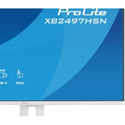 9. IIYAMA 60,5 cm (24") XB2497HSN-W1 16:9 HDMI+DP+USB-C IPS