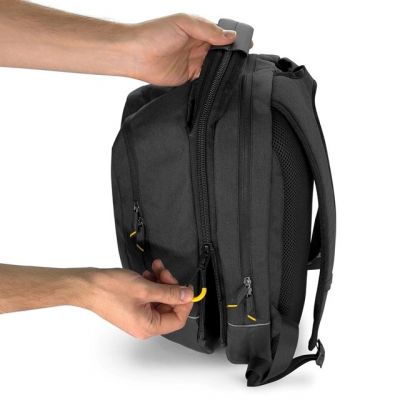 3. Wozinsky Doppel-Fahrradtasche Rucksack 2in1 30l Schwarz (WBB30BK)