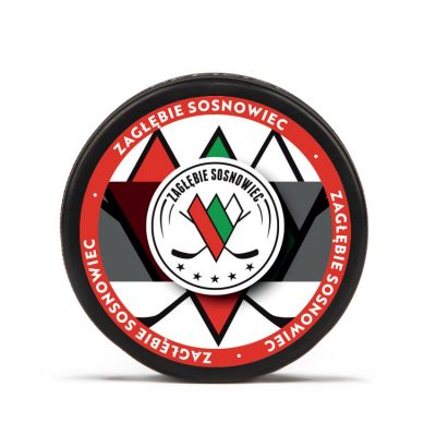 Zagłębie Sosnowiec Eishockey-Puck Medaillon SREBKRMEDALION