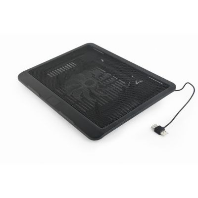 2. GEMBIRD 15" Notebook-Kühlständer mit 1 x 12 cm Lüfter, LED-Hintergrundbeleuchtung, NBS-1F15-04