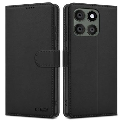Tech-Protect Wallet Case für Motorola Edge 60 Pro - Schwarz