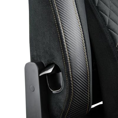 8. COUGAR CGR-T2F-GLB Universeller Gaming-Stuhl mit gepolsterter, bezogener Sitzfläche, Schwarz