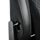 8. COUGAR CGR-T2F-GLB Universeller Gaming-Stuhl mit gepolsterter, bezogener Sitzfläche, Schwarz