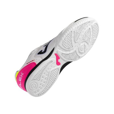6. Joma Top Flex 2532 Hallenfußballschuhe weiß und schwarz TOPW2532IN
