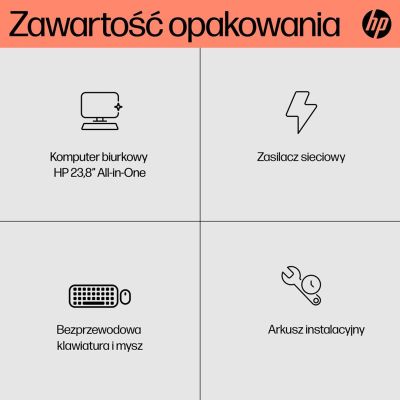 19. HPAiO 24-cr0312nw Ryzen 5 7520 23,8" FHD IPS 250 Nits AG 16 GB DDR5 SSD512 Radeon 610M CAM720p Tastatur + Maus Win11 Gehäuse Weiß 2 Jahre
