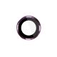 3. 3MK Lens Protection Pro Schwarzes gehärtetes Glas für iPhone 18 Pro / 18 Pro Max – Burgunderrot
