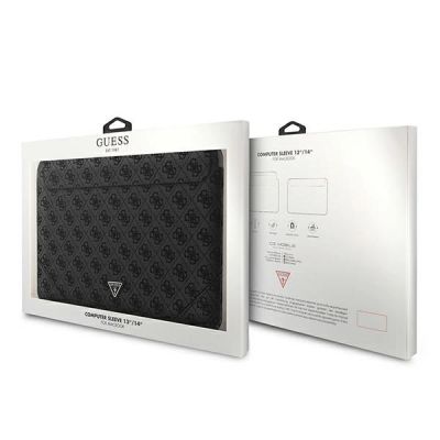 4. Guess 4G Uptown Triangle Logo Hülle für 13-14" Laptop - Schwarz