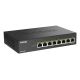 2. D-Link DMS-108P/E Netzwerk-Switch, unmanaged, 2,5-Gbit/s-Ethernet (100/1000/2500), PoE-fähig, Schwarz