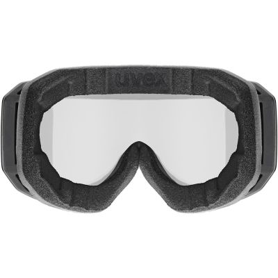 4. Skibrille UVEX Evidnt ATTRACT V + Etui schwarz/silber