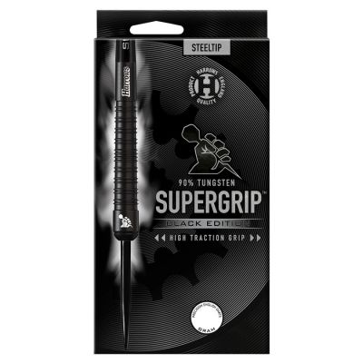 11. Harrows Supergrip Black Darts 90% Stahlspitze SupergripBlack90%