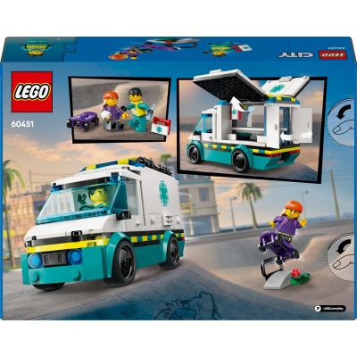 8. LEGO CITY 60451 Rettungswagen
