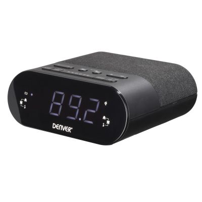 7. Denver CRQ-107 Digitaler Wecker, Schwarz
