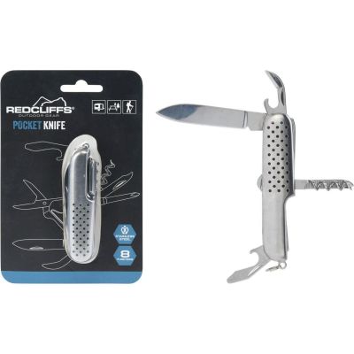 Überlebensausrüstung für Touristen und Angler: 8-in-1-Taschenmesser