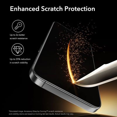 7. ESR UltraFit Armorite Pro Panzerglas für iPhone 16 Pro / 17 - Transparent