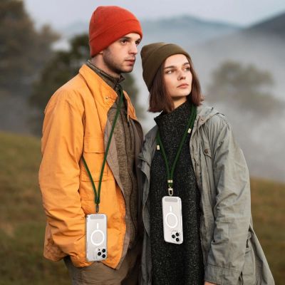 3. Tech-Protect C7S Seil-Umhängegurt – oliv