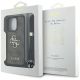 7. Guess 4G Big Logo Cord Stap Crossbody Case für iPhone 16 Pro Max Braun