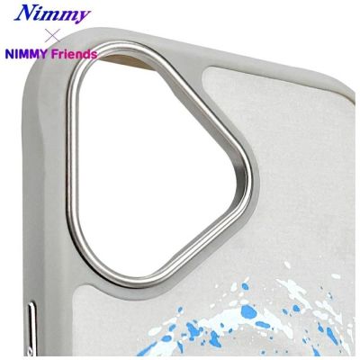 10. Nimmy Pantera MagSafe Hülle für iPhone 16 - Hellgrau