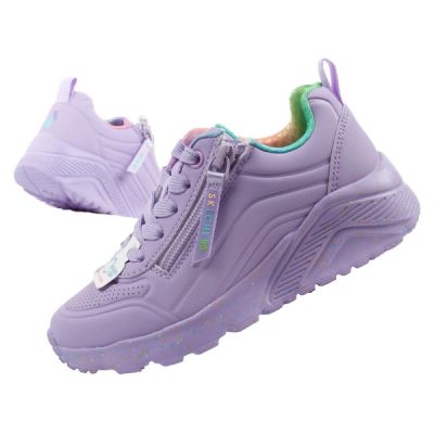 Skechers Uno Lite Kinder-Sportschuhe, lila, bequem