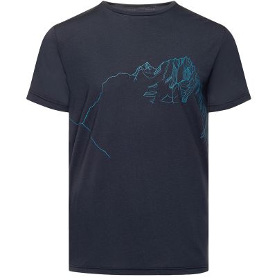 2. Herren-T-Shirt VIKING Morain Bamboo Man, marineblau