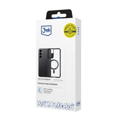 3. 3mk Satin Armor MagCase Hülle für Samsung Galaxy S24+ - transparent