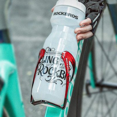 8. Rockbros FK338 Fahrrad-Flaschenhalter, Schwarz und Rot