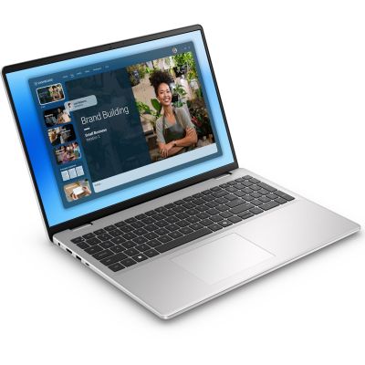 2. DELL DC16251 Laptop mit Intel Core 7 150U Prozessor, 40,6 cm (16 Zoll) Full HD+ Display, 16 GB DDR5-SDRAM, 512 GB SSD, Wi-Fi 6 (802.11ax), Windows 11 Pro, Platin/Silber